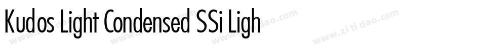 Kudos Light Condensed SSi Light Condensed字体转换